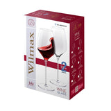 Elegant set of 2 Julia 800ML wine glasses, crafted from lead-free crystalline glass for an enhanced wine experience.