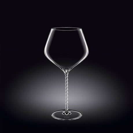 "Set of 2 elegant 950ml Julia wine glasses made from lead-free crystalline glass, perfect for any wine lover."