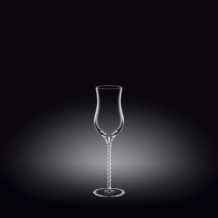 Set of 2 Julia liqueur glasses, 130ML, made from lead-free crystalline glass, featuring elegant design and scratch resistance.