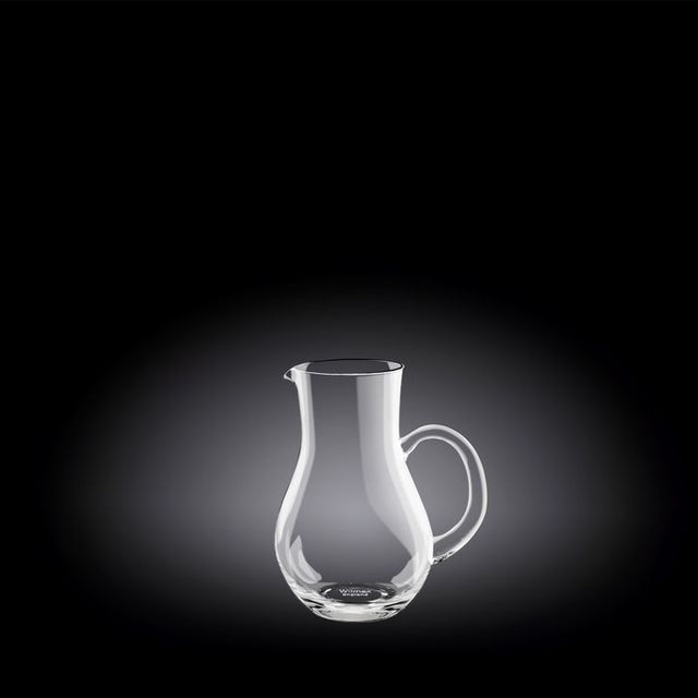 Elegant 80ml lead-free crystalline jug showcasing strength, clarity, and scratch resistance for stylish beverage service.