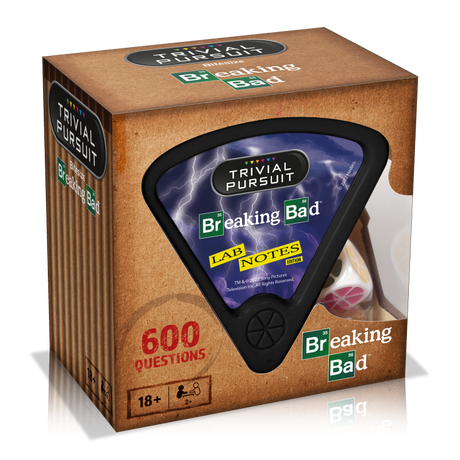 Trivial Pursuit Bitesize - Breaking Bad trivia game featuring 600 questions for fans, ideal for game nights with 2+ players.