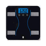 Conair Body Analysis Bluetooth Scale with sleek design, measures body fat, water, BMI, and syncs to the WW app.