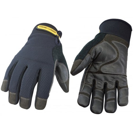 Youngstown Waterproof Winter Plus Work Gloves in 3XL with fleece liner, waterproof shell, and non-slip grips for winter tasks.