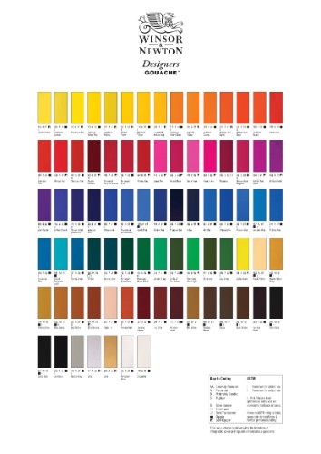 14ml tube of Winsor & Newton Permanent Rose gouache paint, known for vibrant color and smooth, opaque application.