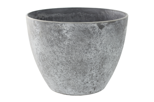 X-Large concrete planter (43 x 33cm) from Smartfox, made of 50% recycled plastic; stylish for indoor and outdoor use.