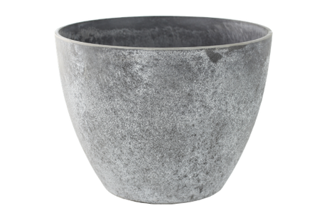 X-Large concrete planter (43 x 33cm) from Smartfox, made of 50% recycled plastic; stylish for indoor and outdoor use.