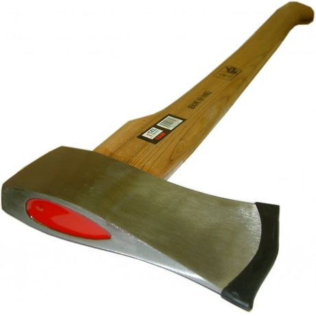 Axe Boys 24" Polished Headxcel: lightweight axe for kids with durable carbon steel head and shock-absorbing ash handle.