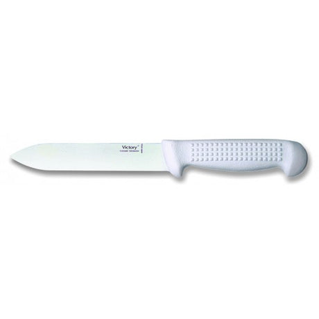 Fishermans Knives Xcel 307 17cm stainless steel knife, perfect for bait work and cleaning fish with a comfortable ergonomic grip.