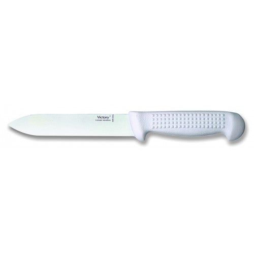 Fishermans Knives Xcel 307 17cm stainless steel knife, perfect for bait work and cleaning fish with a comfortable ergonomic grip.