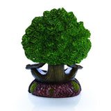 Backflow incense burner shaped like an old tree, creating a mesmerizing smoke waterfall effect through its roots.