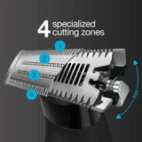 Replacement blade for Braun Series X XT10 featuring 4D-Blade technology for a precise, comfortable shave, and easy cleaning.