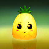 Adorable Smoosho's Pals Pineapple table lamp with warm glow, perfect as a nightlight for kids' rooms and fun decor piece.