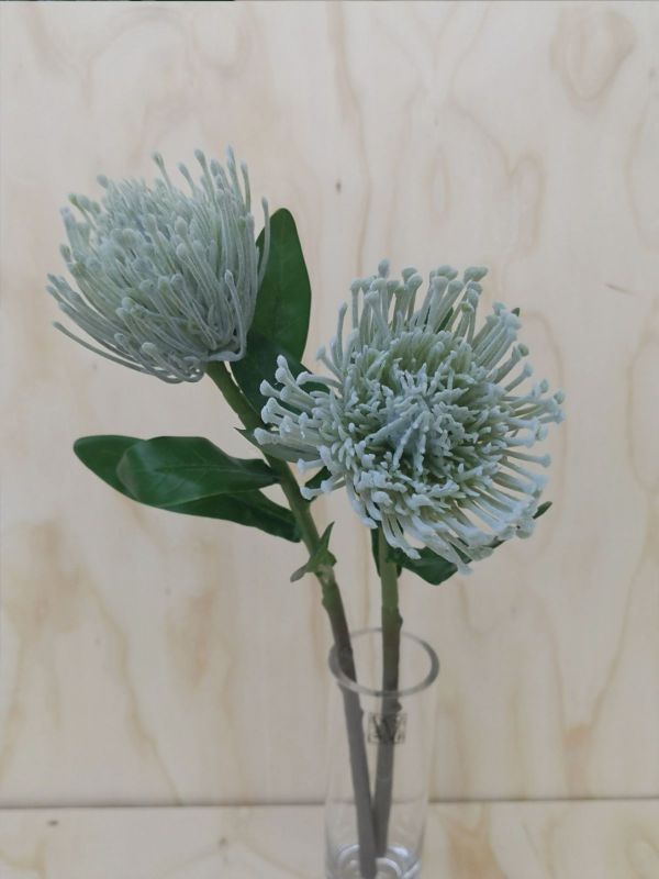Artificial Cut Stem Warata in Sage Green, showcasing realistic texture and elegance for versatile home decor.
