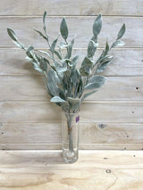 Lifelike Artificial Sage Lamb Ear Bundle, featuring realistic leaves for effortless home décor and low-maintenance greenery.