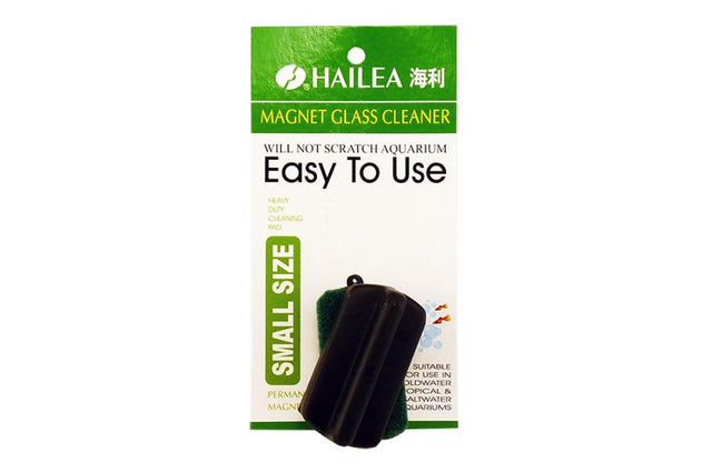 Hailea Magnet Aquarium Glass Cleaner Small: Effortlessly cleans aquarium glass with strong magnets, keeping your tank crystal-clear.