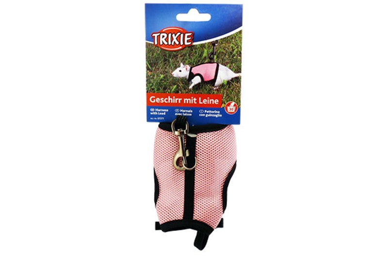 Soft padded harness for rats and guinea pigs, ensuring comfort, safety, and freedom to explore outdoors.