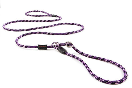 Lightweight 5.5ft purple dog leash designed for style and control, ideal for small to medium breeds.