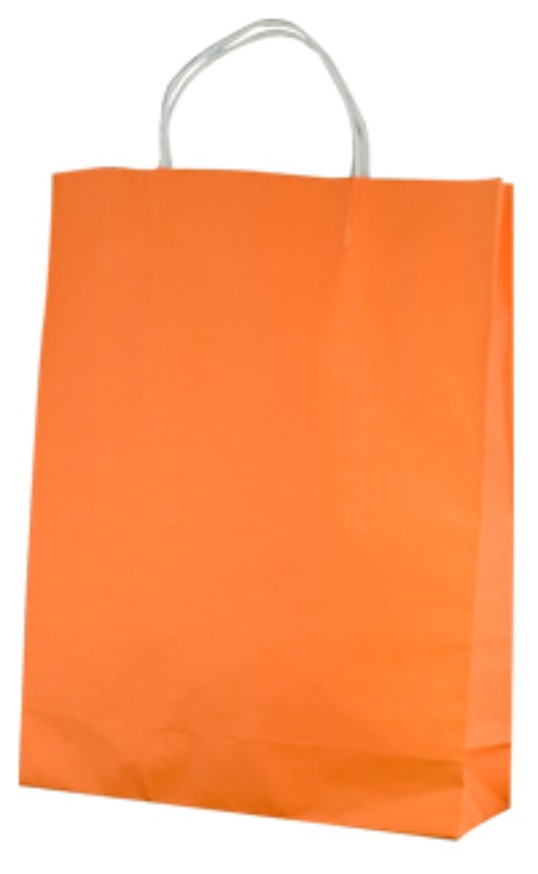 Paper Bag Midi - 42 x 31cm Orange (250 Bags)