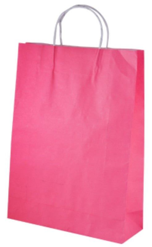 Paper Bag Midi - 42 x 31cm Pink (250 Bags)
