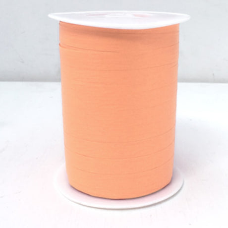 Peach curling ribbon, 10mm x 250M, ideal for gift wrapping, crafting, and adding charm to any celebration.