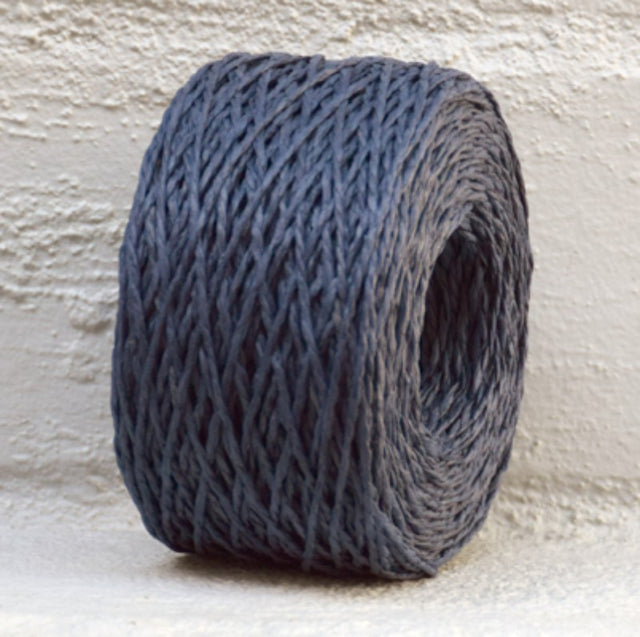Navy paper twine, 2mm thick and 100m long, ideal for crafting, gift wrapping, and DIY projects, eco-friendly and stylish.
