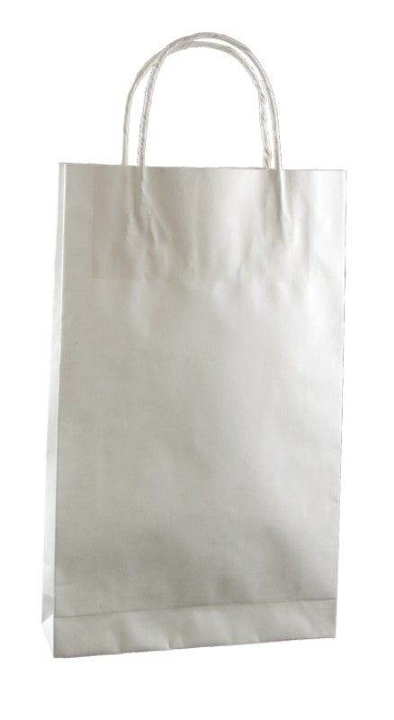 White Paper Bag Kraft Baby- (500 Bags) 26.5 x 16cm