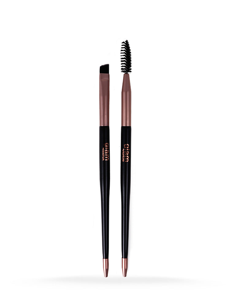 Glam By Manicare Precision Brow Duo Shadow Brush 2pk