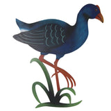 Laser-cut 40cm wall hanging of a Pukeko, symbolizing New Zealand wildlife, perfect for nature-inspired decor.