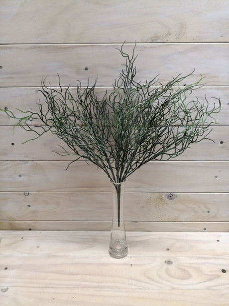 Lifelike artificial coral twig bush, perfect for adding rustic elegance to any low-light home or office decor.