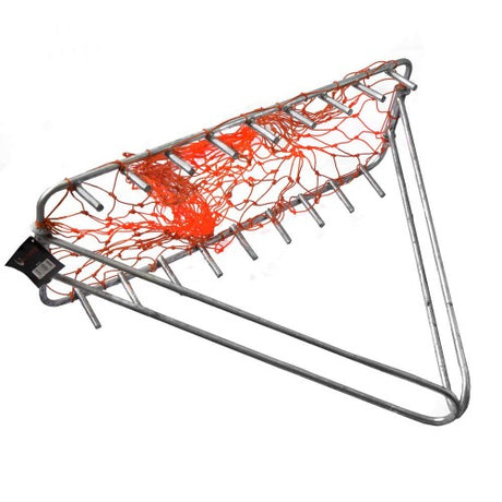 Heavy-duty large scallop dredge (66 x 24 cm) designed for efficient, resilient scallop harvesting in marine environments.