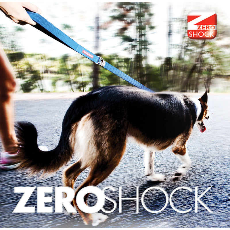 Dog Lead - Ezy Dog Zero Shock Leash - 120cm - Blue