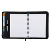 Compendium Zoom 2-In-1 Tech Sleeve JournalBook in durable nylon, featuring zip closure, removable sleeve, and multiple storage options.