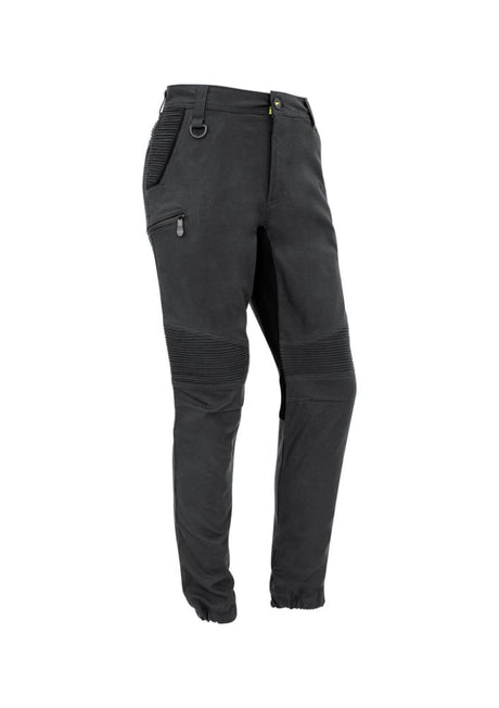 Mens Streetworx Stretch Pant in Charcoal, featuring 4-way stretch, slim fit, and multiple pockets for style and functionality.
