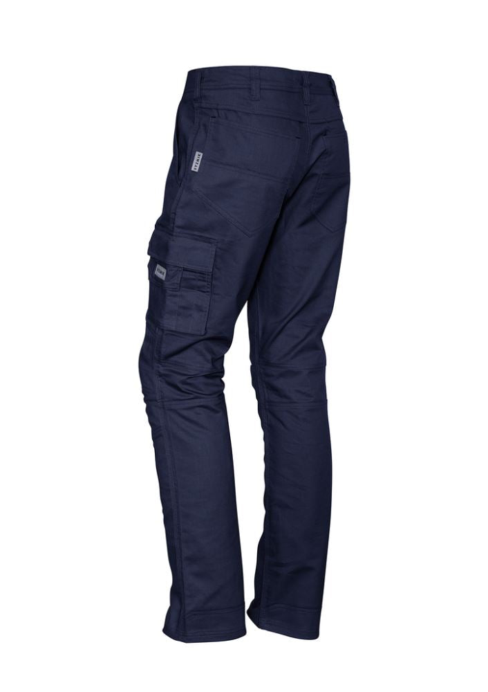 Syzmik Men's Rugged Cooling Cargo Pant in Regular Navy, featuring breathable fabric, 10 pockets, and reinforced durability.