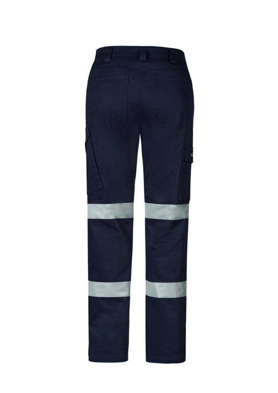 Womens Essential Stretch Taped Cargo Pant - Navy (Size 4)