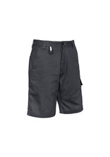 Men's Rugged Cooling Vented Shorts in Navy, size 72, featuring breathable ripstop fabric and functional pockets for outdoor activities.