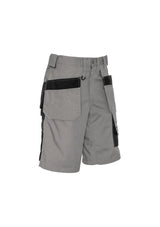 Men's Ultralite Multi-pocket Short in Silver/Black, featuring 15 pockets, lightweight ripstop fabric, and Cordura® reinforcements.