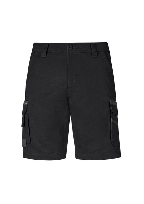 Men's black Streetworx Heritage shorts, size 72, featuring durable fabric, multiple pockets, and a modern slim fit.