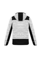 Unisex Grey/Black Streetworx Hoodie with reinforced panels, thumb holes, zip pockets, ideal for comfort and durability.