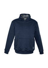 Unisex Charcoal Black multi-pocket hoodie featuring a fleece lining, durable fabric, and ample storage for essentials.