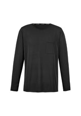 Unisex Streetworx Heritage Pullover in Black, XL, features soft fabric, rolled hems, and a chest pocket for stylish comfort.
