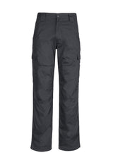Men's midweight drill cargo pant in stout charcoal with multi pockets, cotton twill, and reinforced stitching for durability.