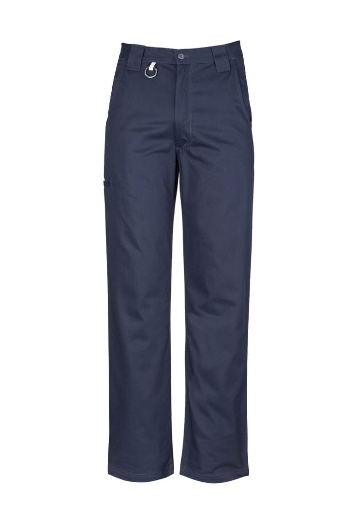 Men's charcoal utility pants featuring durable cotton twill, reinforced patches, and a comfortable fit for work and DIY projects.