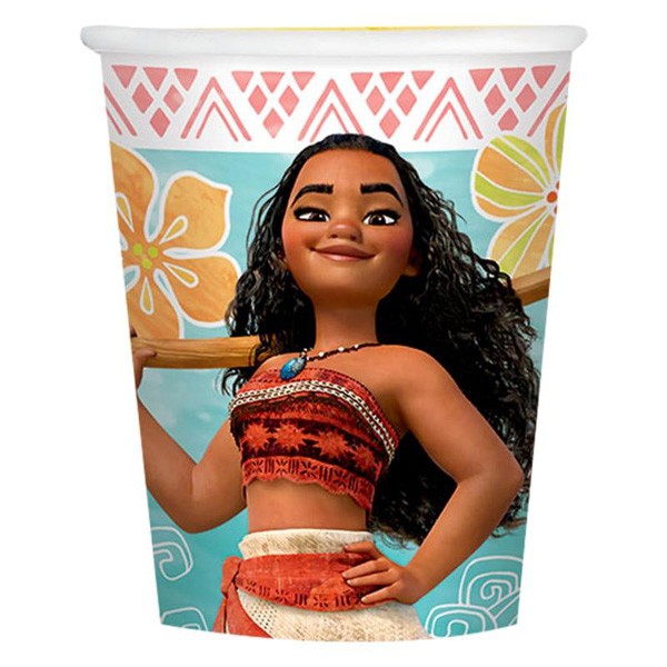 Moana Paper Cups 266ml - Pack of 8