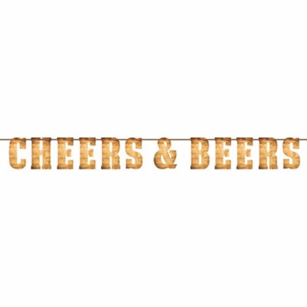 Cheers & Beers Banner 15cm x 2m