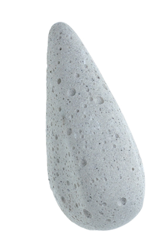 Ergonomic Manicare Pumice Stone for smoothing rough skin on hands, feet, elbows, and knees for professional-grade exfoliation.