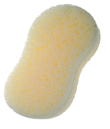 Dual-sided Manicare Body Sponge with soft loofah for gentle exfoliation and skin rejuvenation during baths.