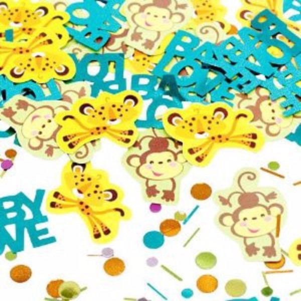 Colorful 70g confetti pack for babies, ideal for parties and creative play, enhancing celebrations with safe, vibrant designs.