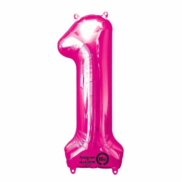 Shape Number One Pink, Helium Saver