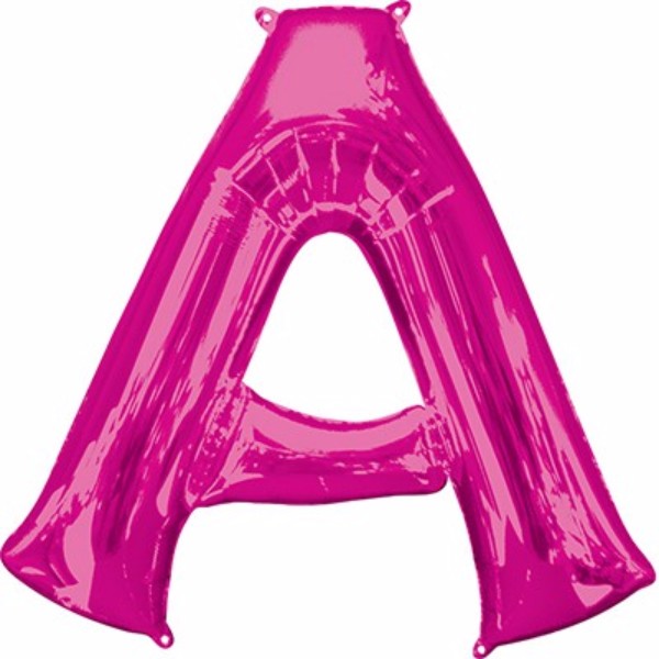 Letter A Pink 86cm Helium Saver